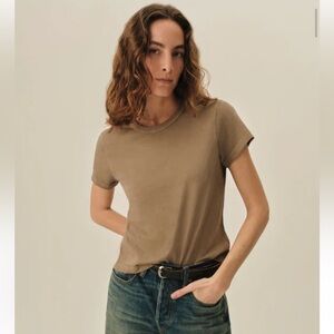 Buck Mason Boxy Cropped Tee in Venice Wash